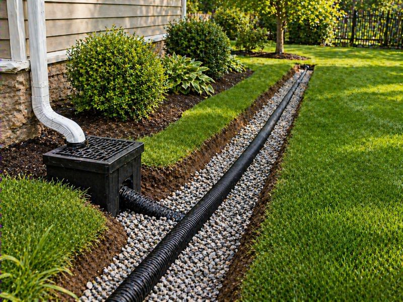 Porch Drainage Installation in Tuscaloosa, AL